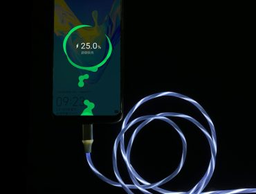 三色变换 金属外壳 三色LED光纤追光线 流光数据线 发光数据线