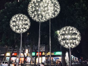 艺术灯具 厂家直销 蒲公英户外 商业中心 光纤 时尚魅力体现 灯具