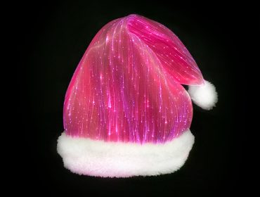 光纤发光圣诞帽