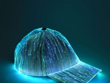 光纤发光棒球帽