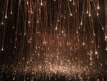 0.75mm纤芯*42芯光缆尾端导光光纤满天星光纤纤维发光水帘光纤