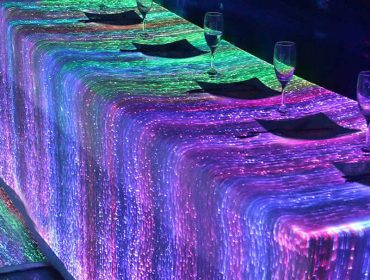 发光桌布 发光桌椅套件