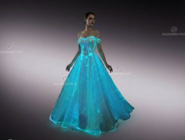 光纤发光婚纱与晚礼服系列