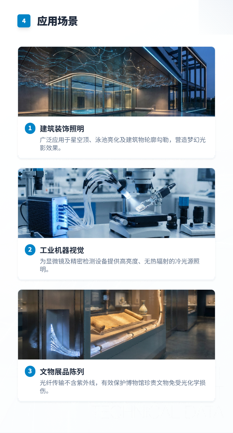 45W 工程级大功率光纤光源机插图4