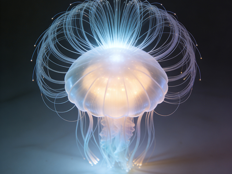 水母造型光纤灯：创新设计与技术解析缩略图
