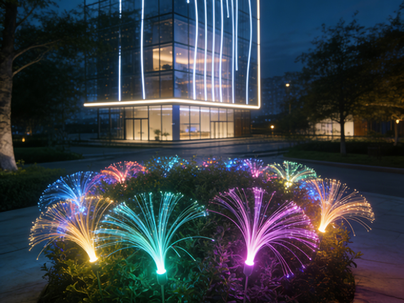 城市亮化工程中的塑料光纤应用插图