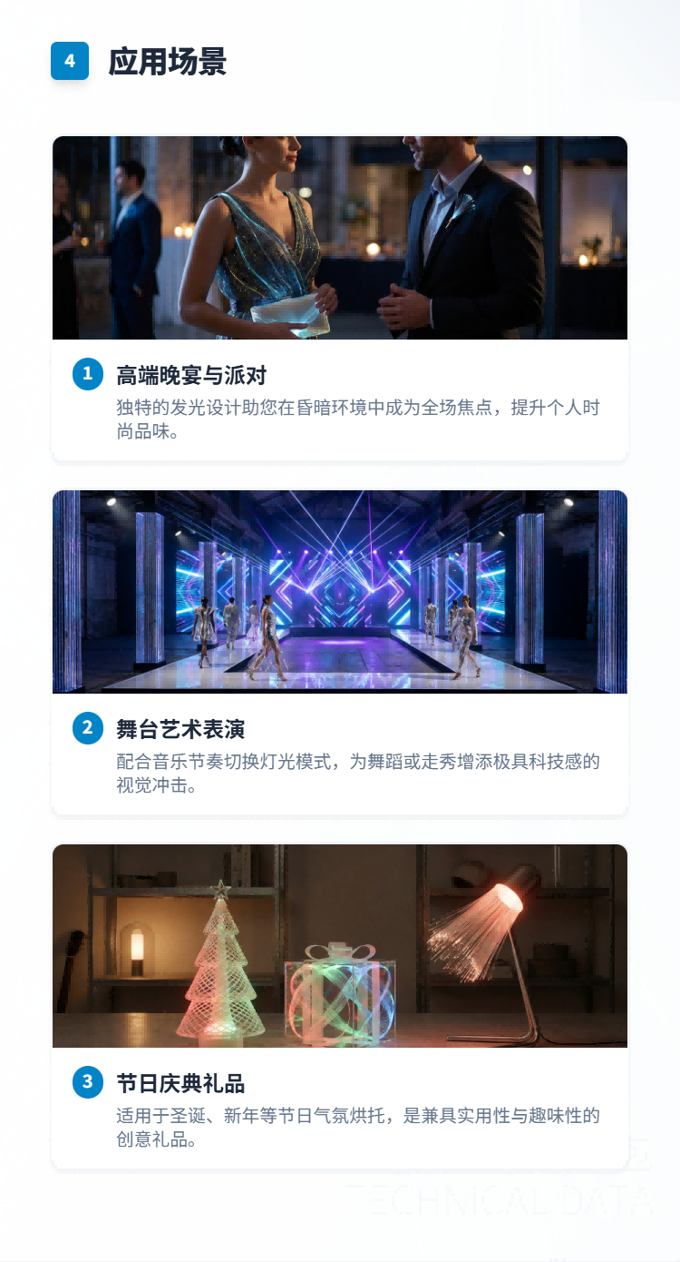 光纤发光包包系列插图4