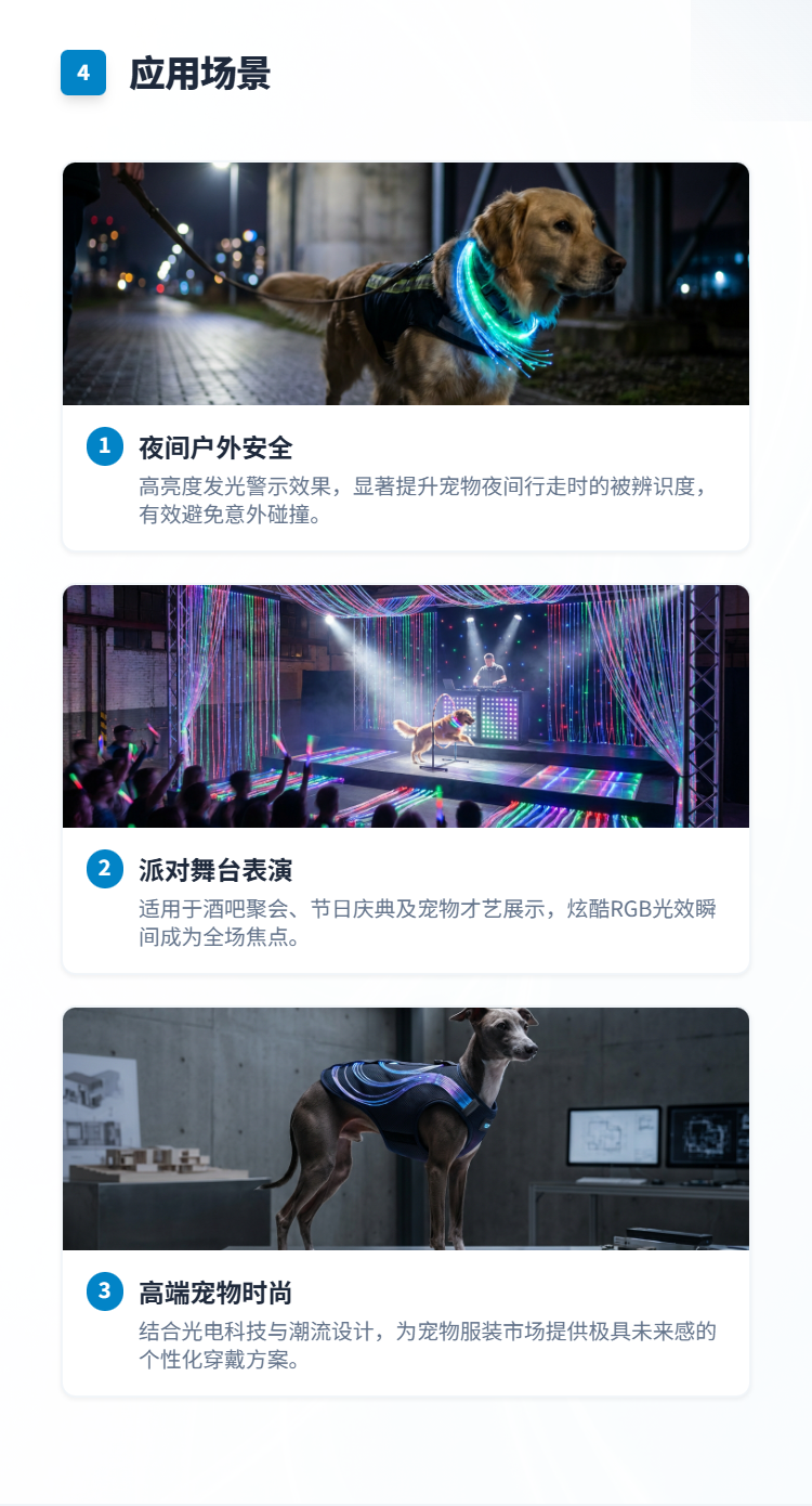 光纤发光宠物服系列插图4