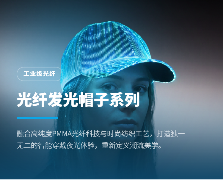 光纤发光帽子系列插图