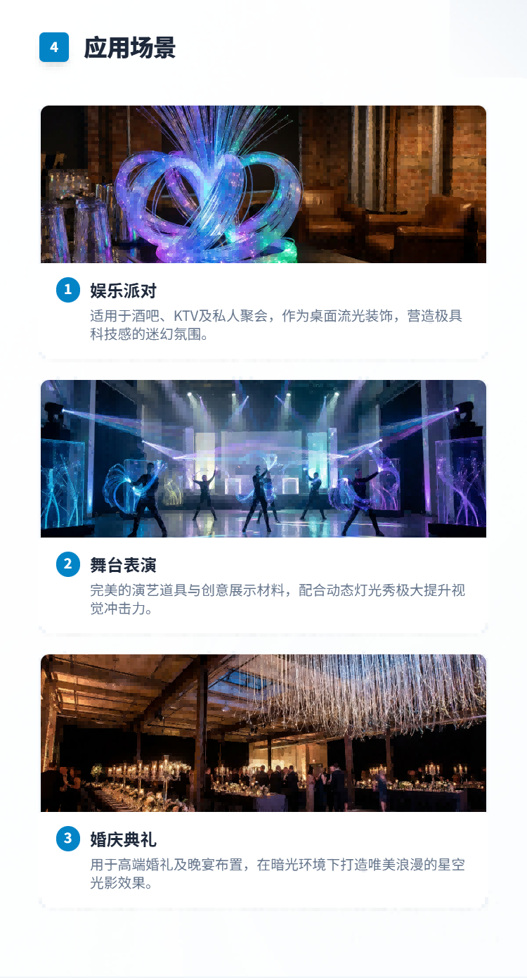 光纤发光桌布系列插图4