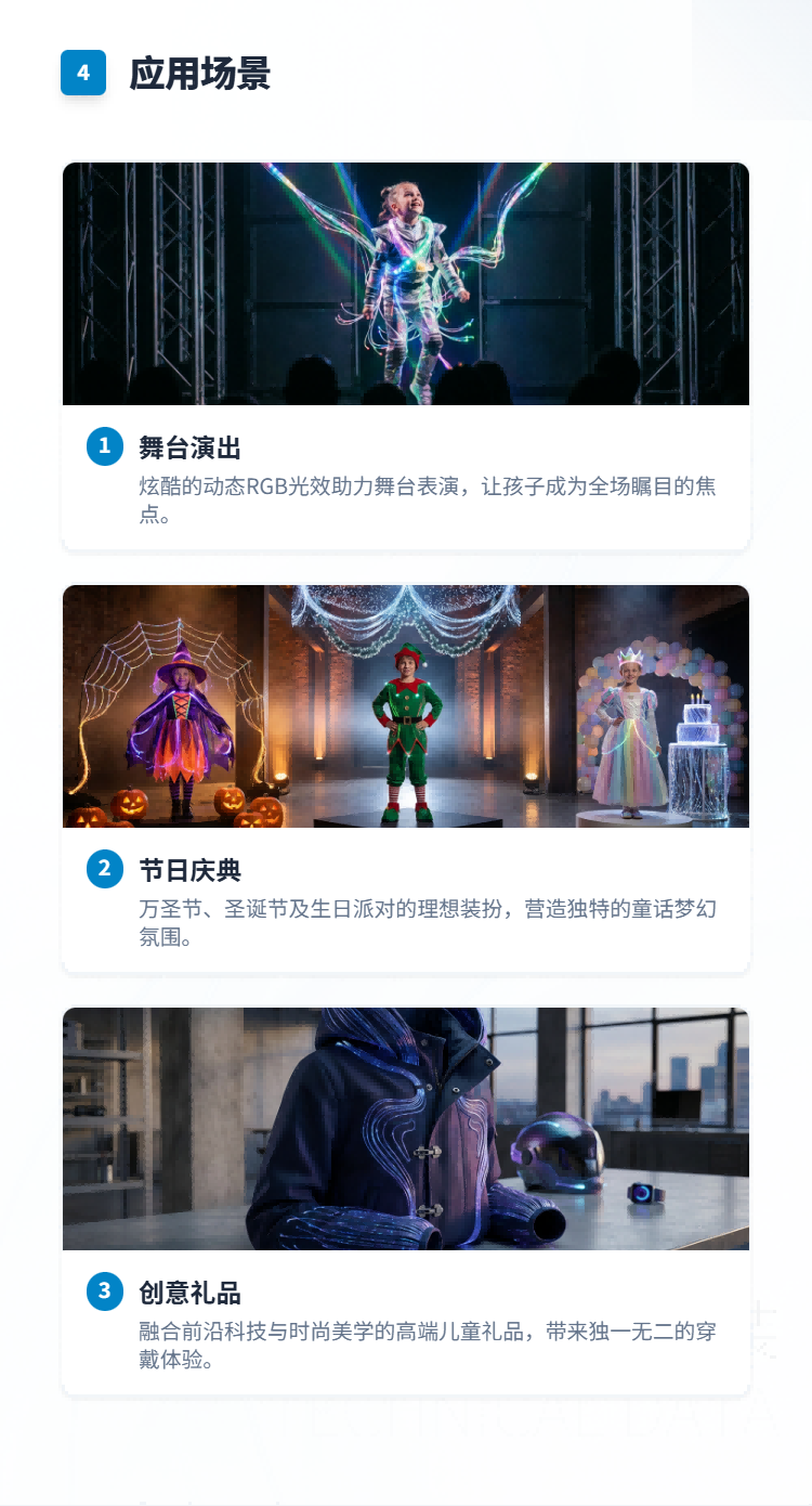 光纤发光童装系列插图4