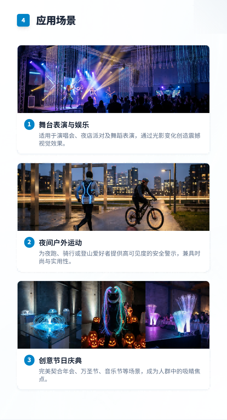光纤发光羽绒服马甲/背心插图4