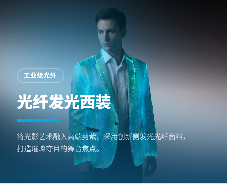 光纤发光西装系列插图