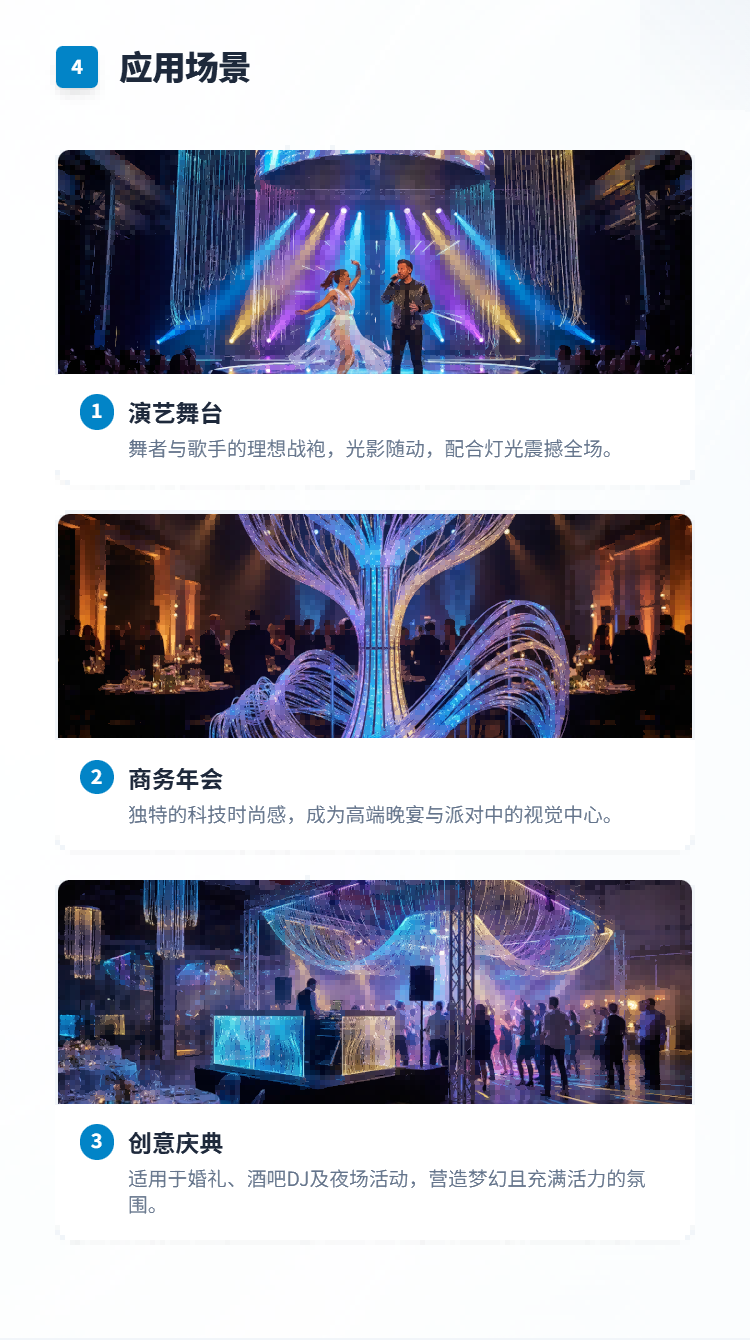 光纤发光西装系列插图4