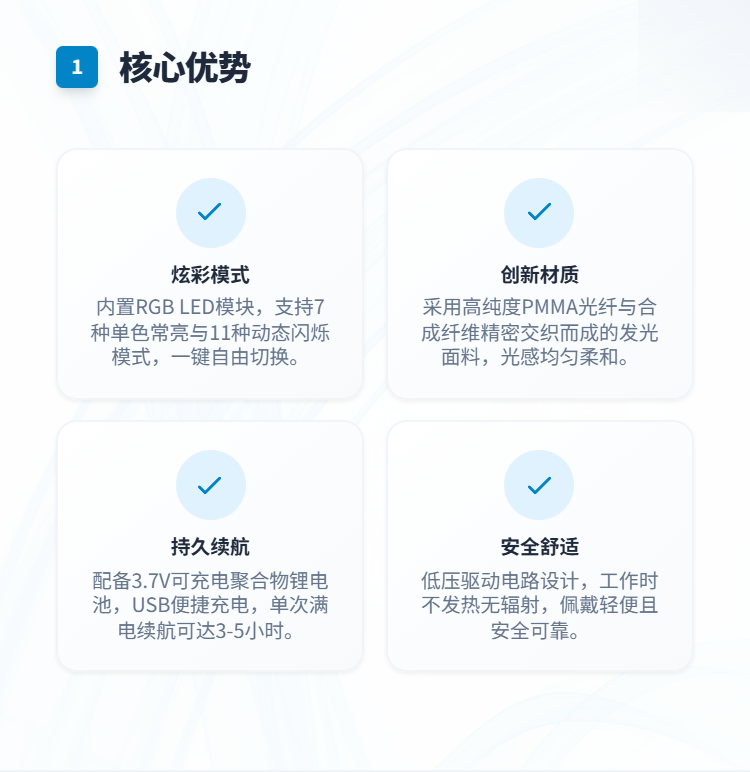 光纤发光领结插图1