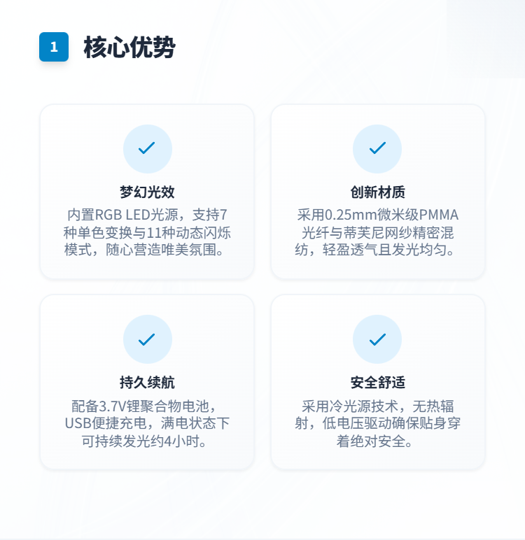 光纤发光婚纱与晚礼服系列插图1