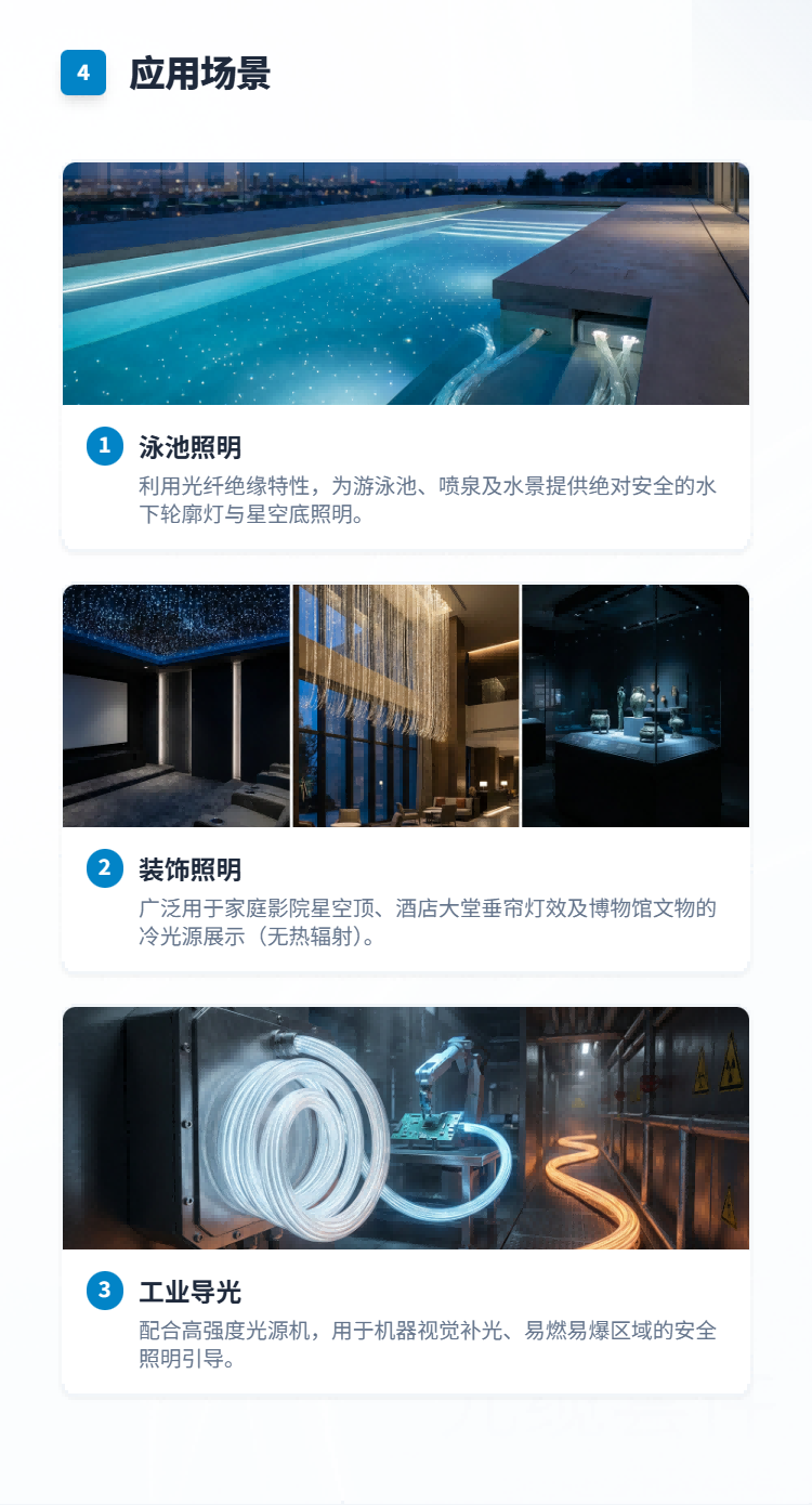 带皮护套光纤照明光缆套件插图4