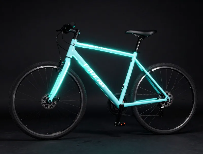 自行车发光光纤