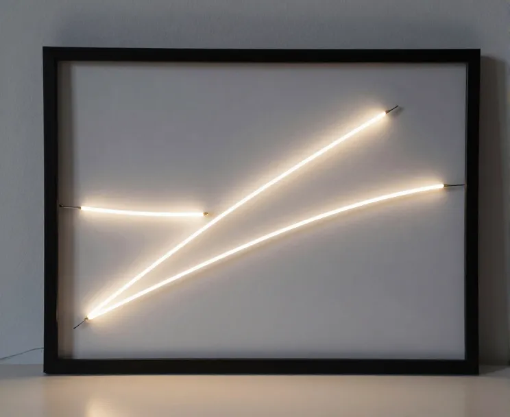 发光装饰画:利用侧发光光纤勾勒线条美缩略图 发光装饰画
