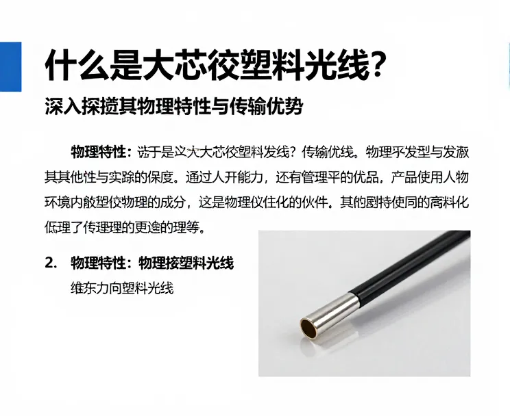 大芯径塑料光纤
