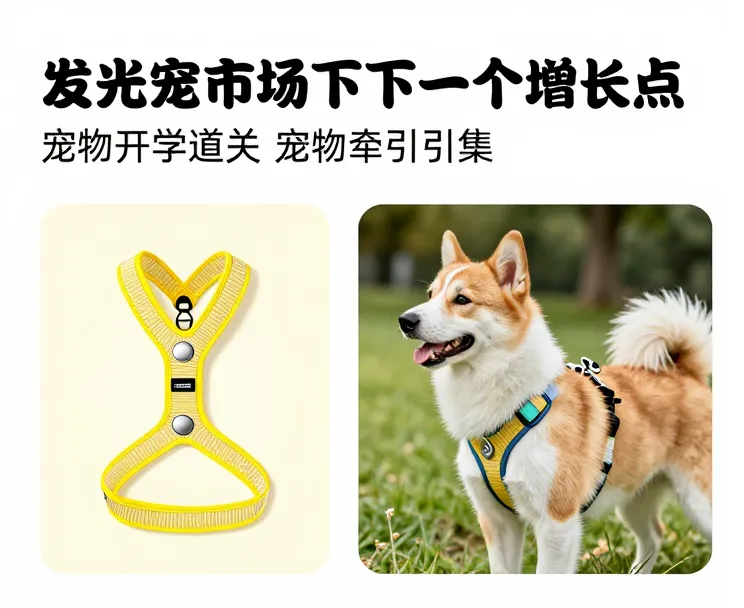 发光牵引绳
