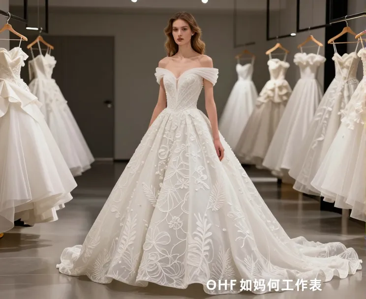 发光婚纱
