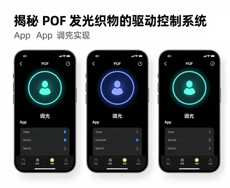 POF发光织物